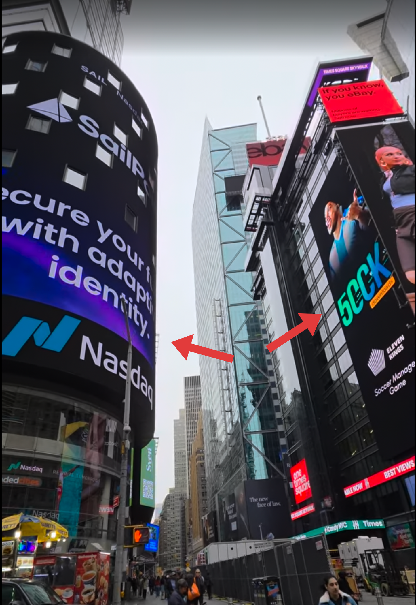 Advertise on One Times Square #2 Billboard
