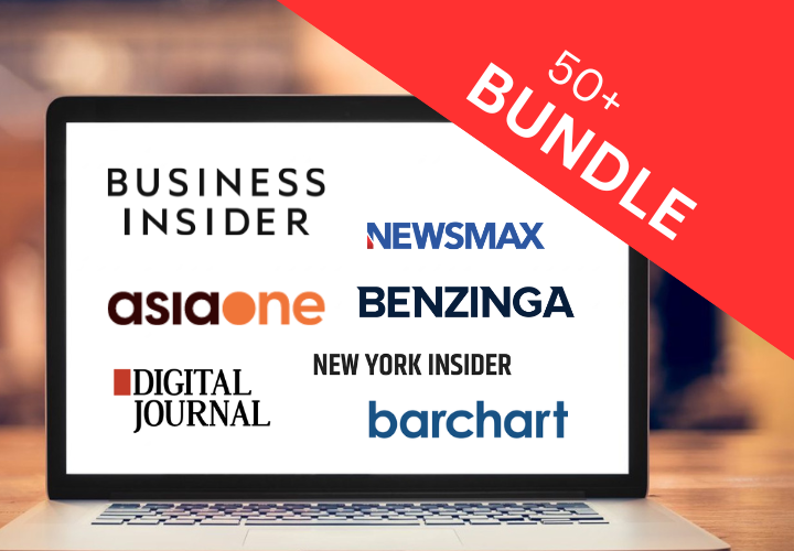 Press-release on Business Insider, Benzinga, The Globe and Mail, New York Insider and 50 other websites