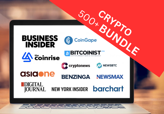 Comunicado de prensa sobre Business Insider, Bitcoinist, Coingape, TheCoinrise, NewsBTC y otros 500 sitios web