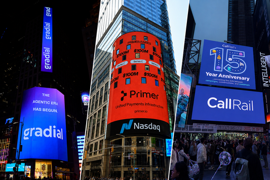 3 Companies. 3 Milestones. 1 Stage: Times Square.