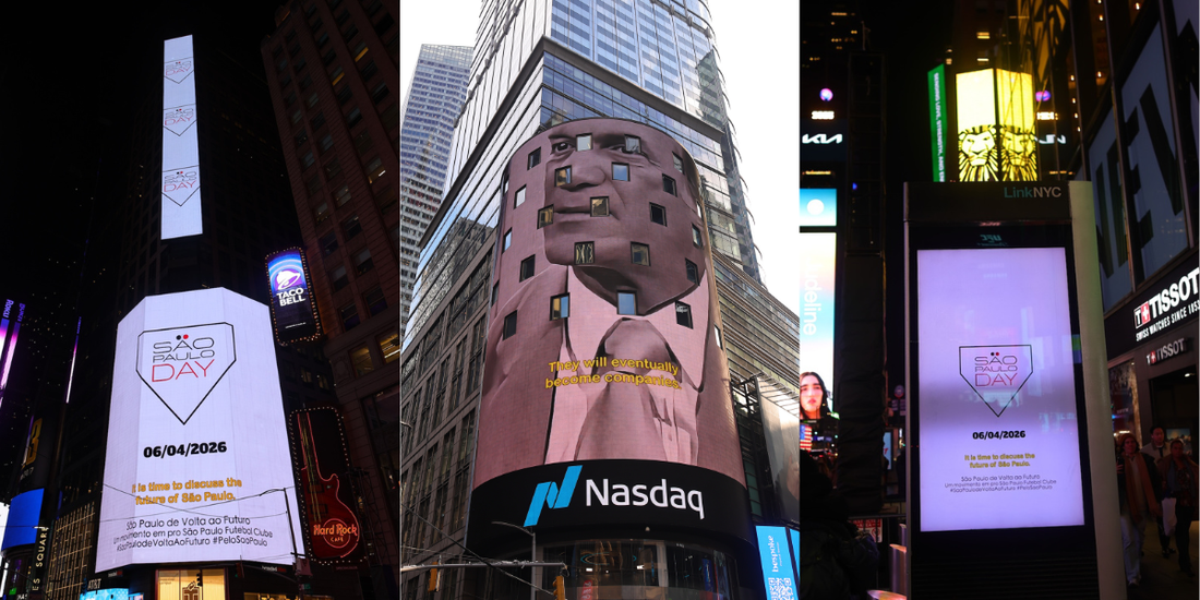 PR to SKY Launches Massive Multi-Billboard Campaign in Times Square Featuring São Paulo FC Day