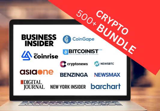 Press-release on Business Insider, Bitcoinist, Coingape, TheCoinrise, NewsBTC and 500 other websites
