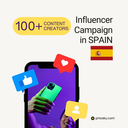 Influencer campaign in Spain with 100+ content creators