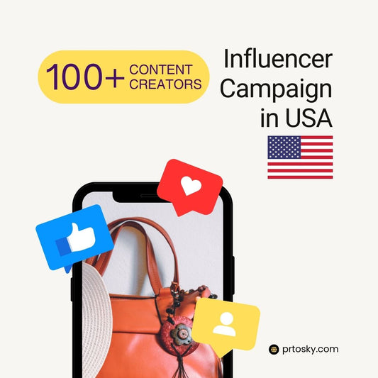 Influencer campaign in the USA with 100+ content creators