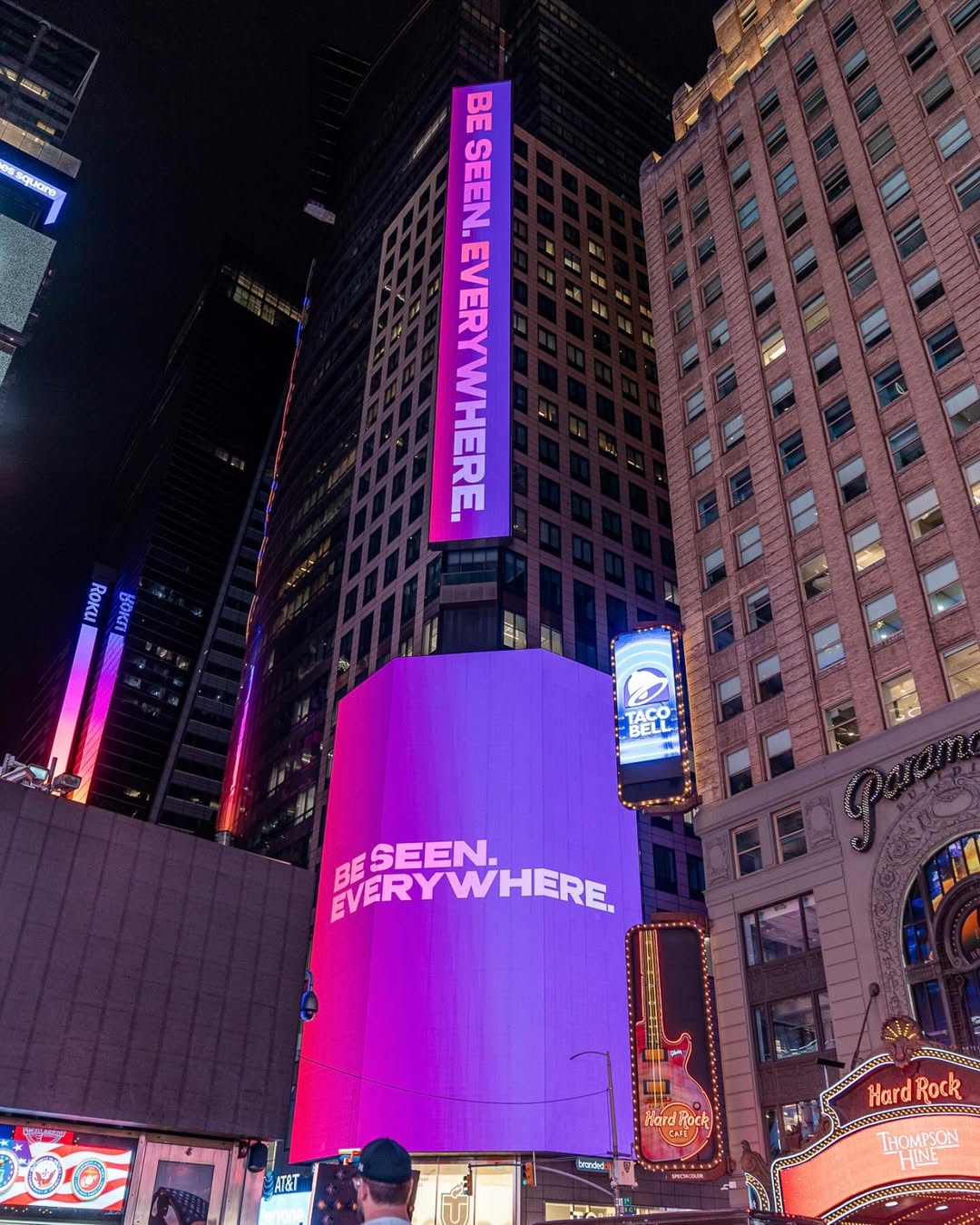 Midtown Financial (MiFi) Building Times Square, 1-Day Advertising Campaign